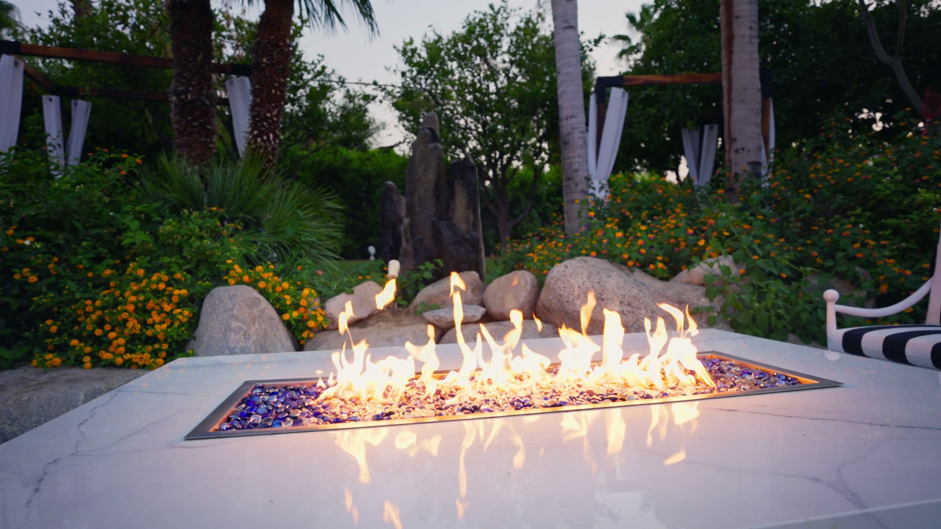 Fire Features & Outdoor Gathering Spaces — pool and outdoor living video
